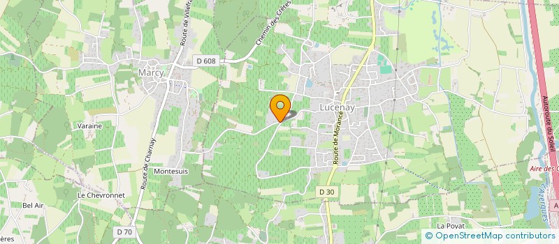 localisation de l'entreprise ANDERLE  LUCENAY