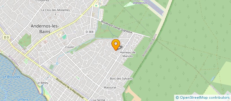localisation de l'entreprise ANDERLOR  ANDERNOS-LES-BAINS