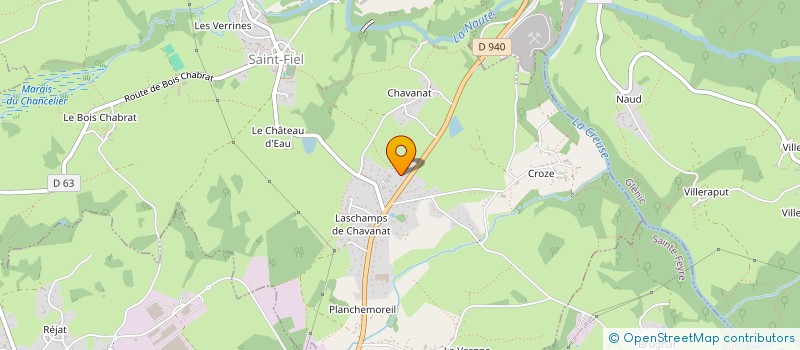localisation de l'entreprise ANDERSON à SAINT-FIEL