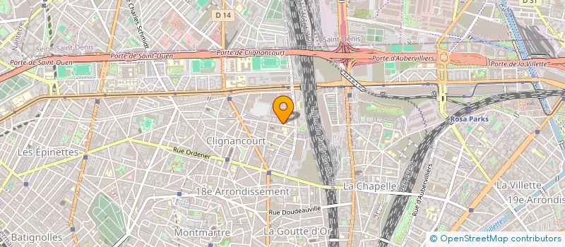 localisation de l'entreprise ANDERSON ECHAFAUDAGE à PARIS