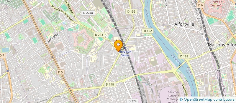 localisation de l'entreprise ANDERSON ET DE BAYSER  VITRY-SUR-SEINE