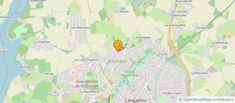 localisation de l'entreprise ANDES OUEST à CARQUEFOU