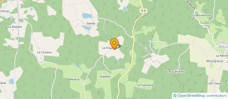 localisation de l'entreprise ANDESOL à VERGT