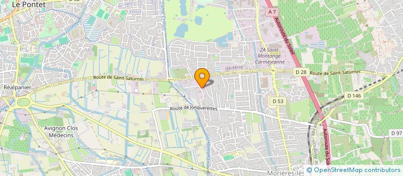 localisation de l'entreprise ANDEST IMMO3  MORIERES-LES-AVIGNON