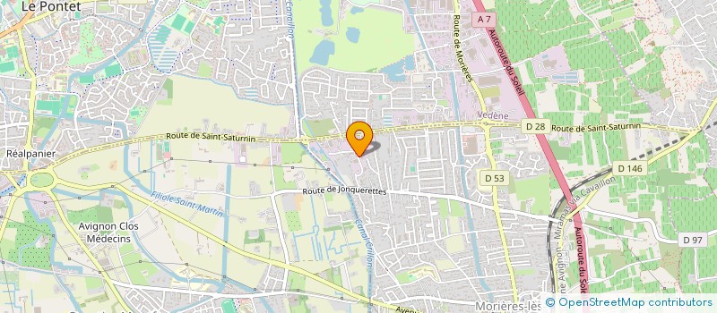 localisation de l'entreprise ANDEST INVEST  MORIERES-LES-AVIGNON
