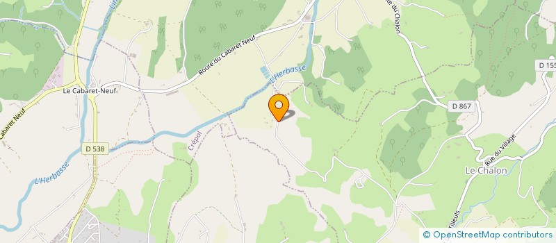 localisation de l'entreprise ANDEVICAD  LE CHALON