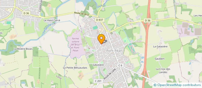 localisation de l'entreprise ANDI  CHARTRES-DE-BRETAGNE