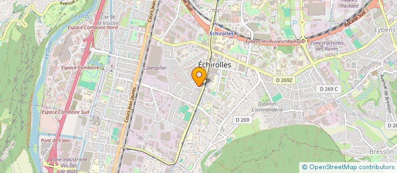 localisation de l'entreprise ANDI à ECHIROLLES