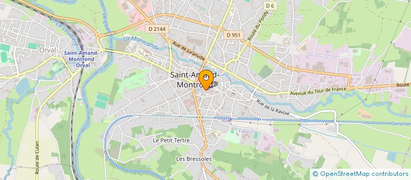 localisation de l'entreprise ANDIAMO à SAINT-AMAND-MONTROND