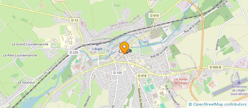 localisation de l'entreprise ANDIAMO à L'AIGLE
