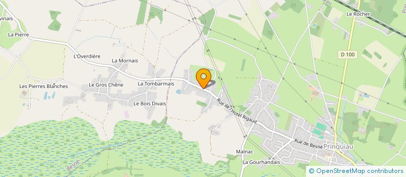 localisation de l'entreprise ANDIAMO  PRINQUIAU