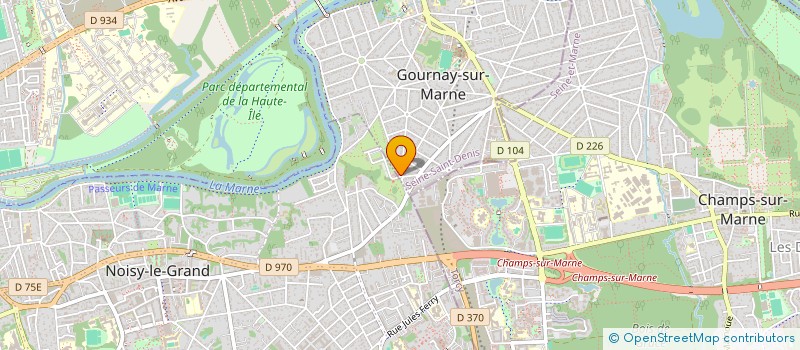 localisation de l'entreprise ANDIAMO DI NAPOLI  GOURNAY-SUR-MARNE