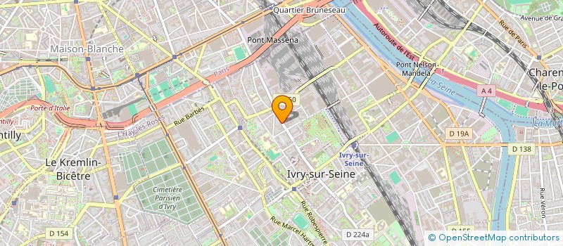 localisation de l'entreprise ANDIAMO FOOD  IVRY-SUR-SEINE