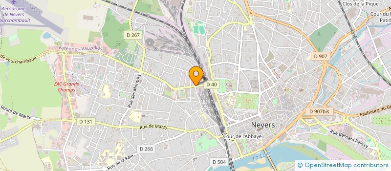 localisation de l'entreprise ANDIAMO PIZZA à NEVERS