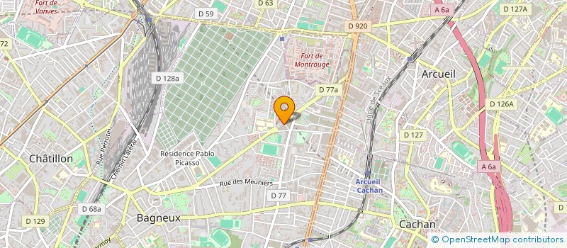 localisation de l'entreprise ANDIAMO PIZZA à BAGNEUX