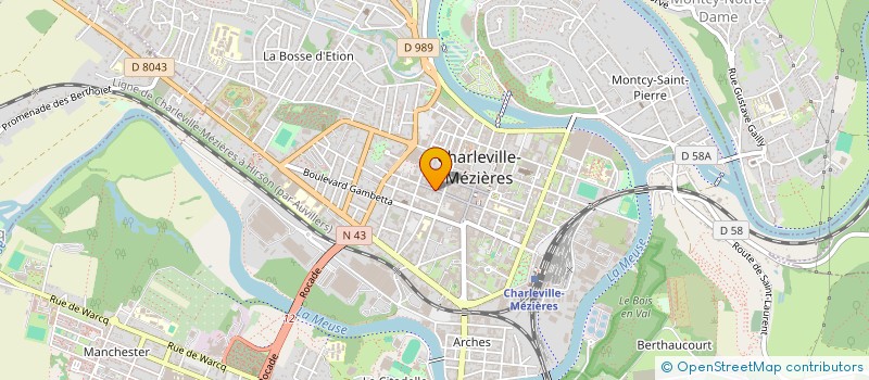 localisation de l'entreprise ANDIAMO PIZZA à CHARLEVILLE-MEZIERES