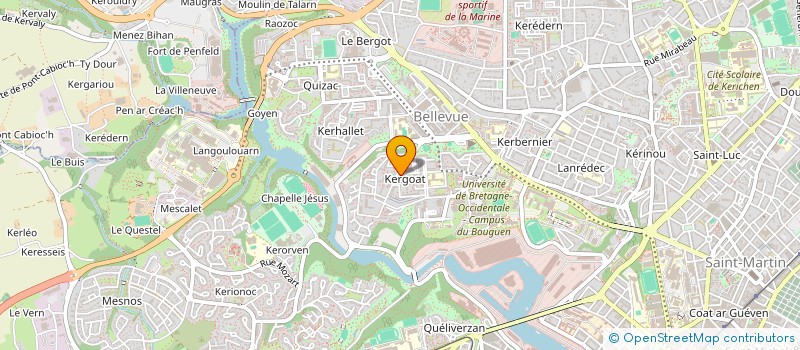localisation de l'entreprise ANDIAMO PIZZA à BREST