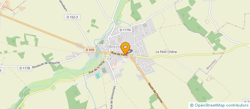 localisation de l'entreprise ANDIAMO PIZZA à BREZOLLES