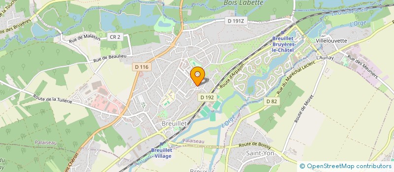 localisation de l'entreprise ANDIAMO PIZZA  BREUILLET