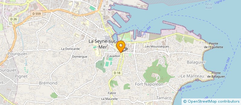 localisation de l'entreprise ANDIAMO PIZZA SERVICES à LA SEYNE SUR MER