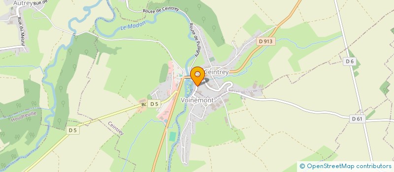 localisation de l'entreprise ANDIAMO PROD  CEINTREY