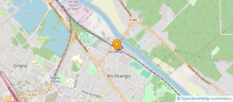 localisation de l'entreprise ANDIAMO PRONTO PIZZA  RIS-ORANGIS