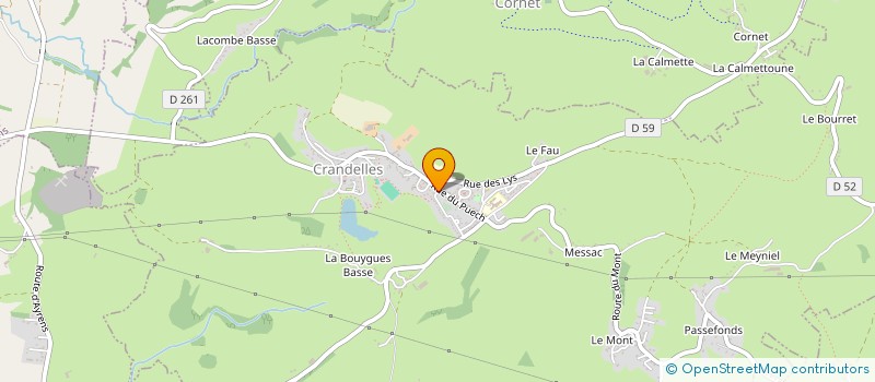 localisation de l'entreprise ANDIARA PATRIMOINE à CRANDELLES