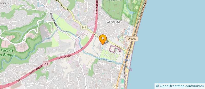 localisation de l'entreprise ANDIBRU  ANTIBES