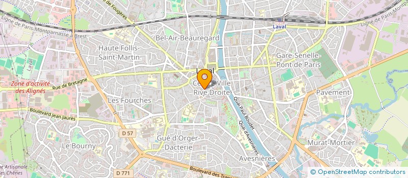 localisation de l'entreprise ANDICE à LAVAL