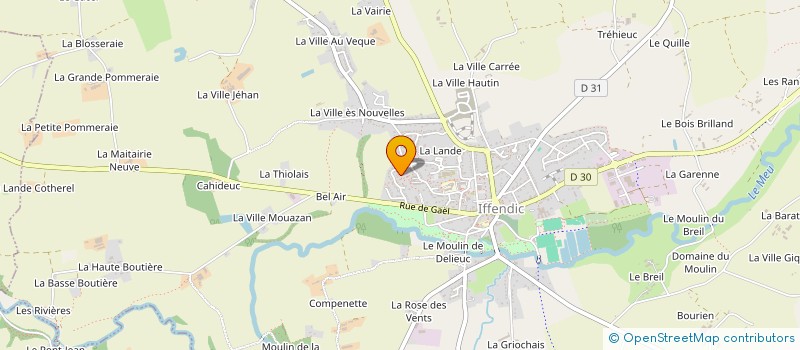 localisation de l'entreprise ANDICOLO  IFFENDIC