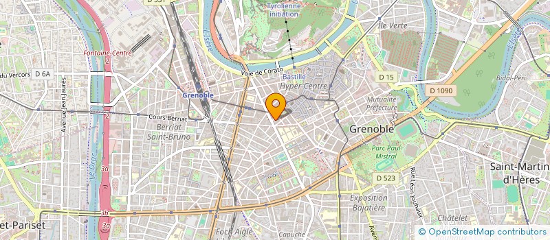 localisation de l'entreprise ANDIE à GRENOBLE