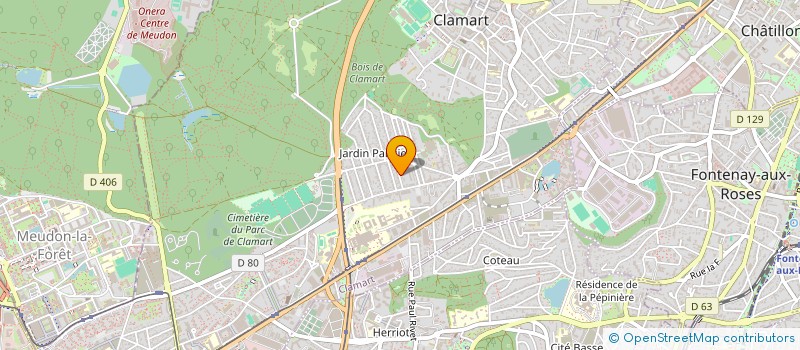localisation de l'entreprise ANDIF à CLAMART