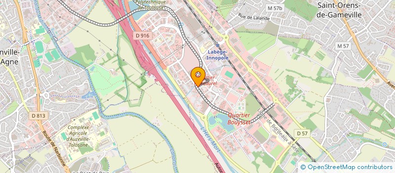 localisation de l'entreprise ANDIL à LABEGE