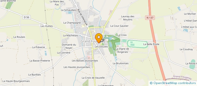 localisation de l'entreprise ANDILANA  GRAND-FOUGERAY