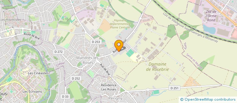 localisation de l'entreprise ANDIMIVA  MANDRES-LES-ROSES