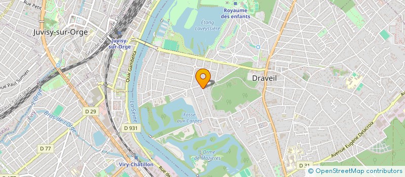localisation de l'entreprise ANDIMMO 75 à DRAVEIL