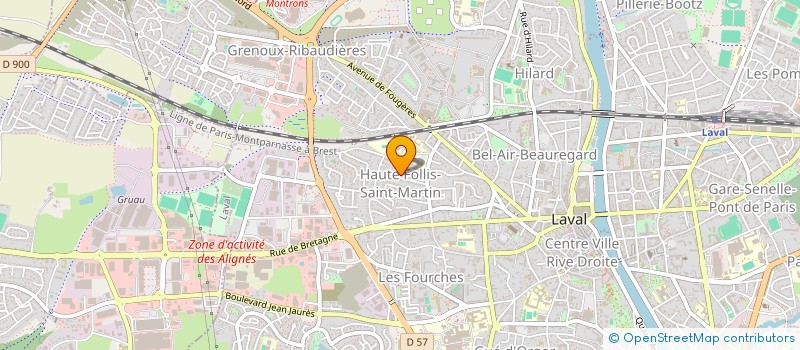 localisation de l'entreprise ANDINA INDUSTRIE à LAVAL