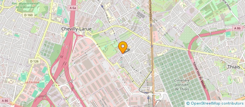 localisation de l'entreprise ANDINA SARL  CHEVILLY-LARUE