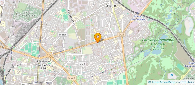 localisation de l'entreprise ANDINES à STAINS