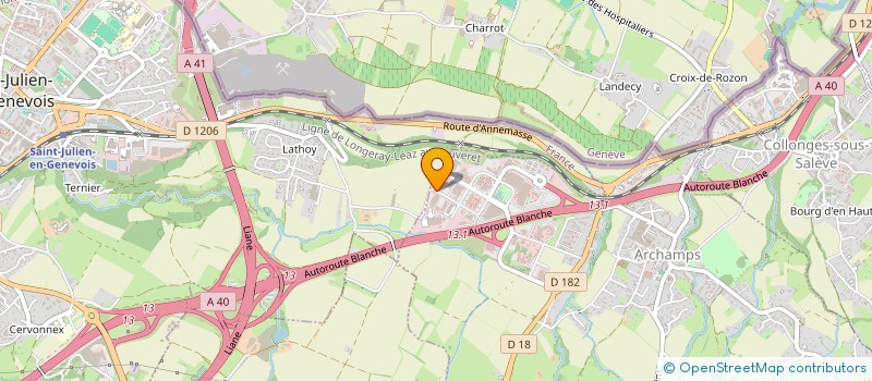 localisation de l'entreprise ANDINO HYDROPOWER ENGINEERING  ARCHAMPS