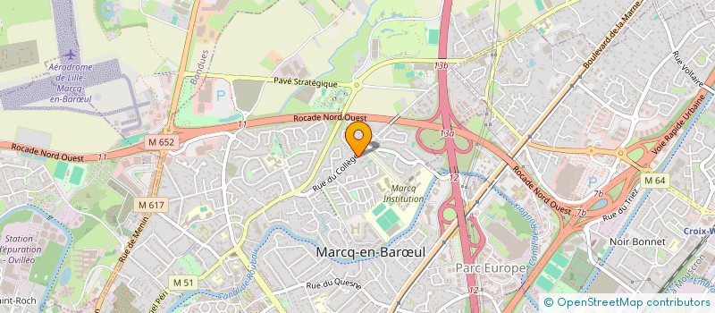 localisation de l'entreprise ANDIORO à MARCQ-EN-BARŒUL