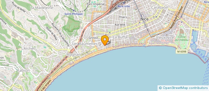 localisation de l'entreprise ANDIRO  NICE