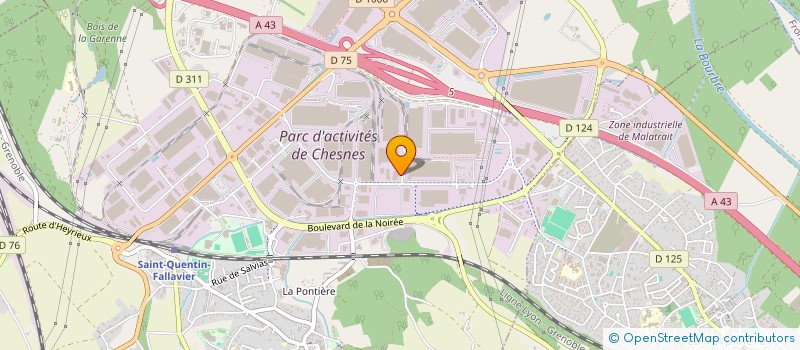 localisation de l'entreprise ANDIS  SAINT-QUENTIN-FALLAVIER