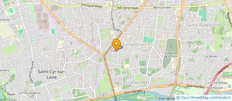 localisation de l'entreprise ANDISSAC MK  TOURS