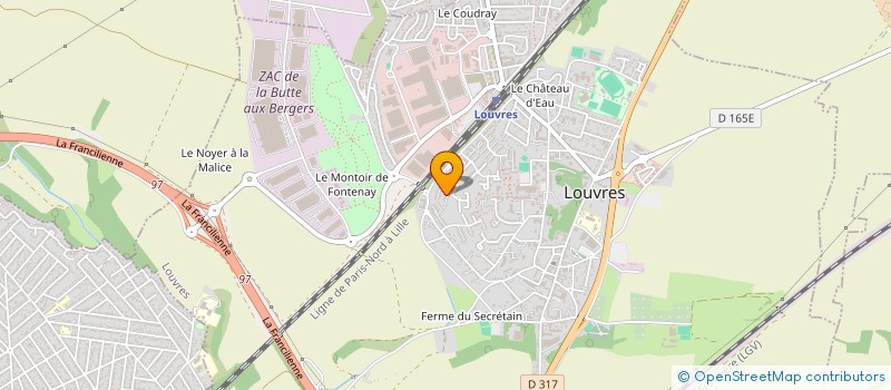 localisation de l'entreprise ANDJEL SAS à LOUVRES