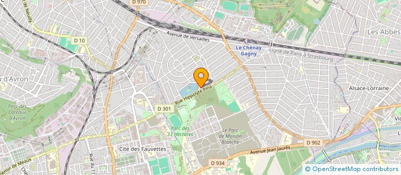 localisation de l'entreprise ANDJO à GAGNY