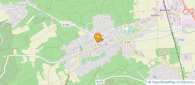 localisation de l'entreprise ANDLAUER V ET FILS à ROSHEIM