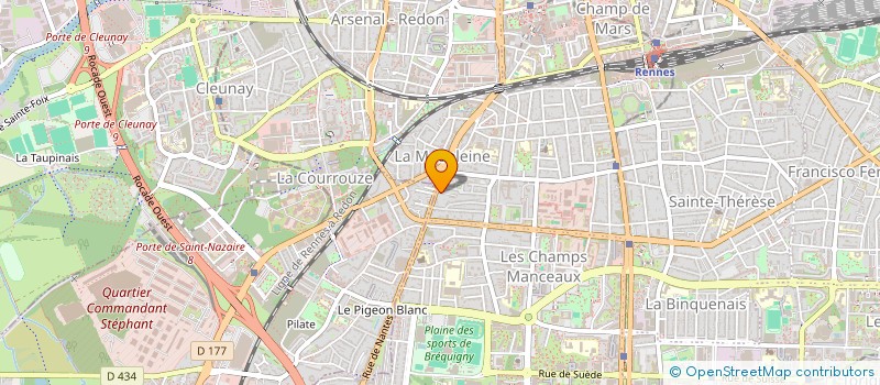 localisation de l'entreprise ANDMA  RENNES