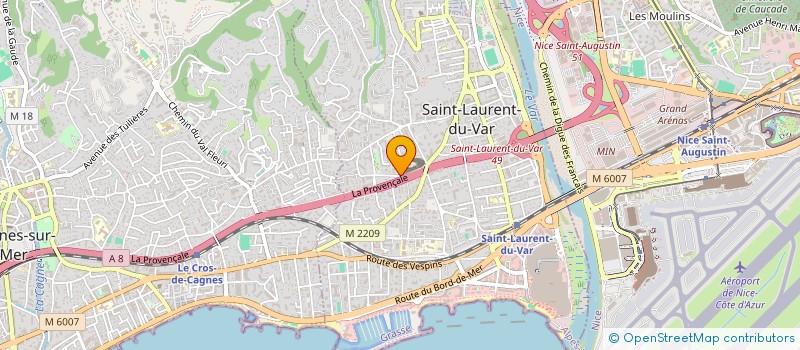 localisation de l'entreprise ANDNOE à SAINT-LAURENT-DU-VAR
