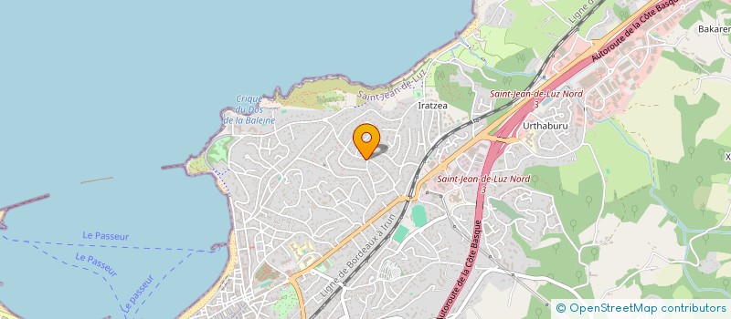 localisation de l'entreprise ANDO à SAINT-JEAN-DE-LUZ